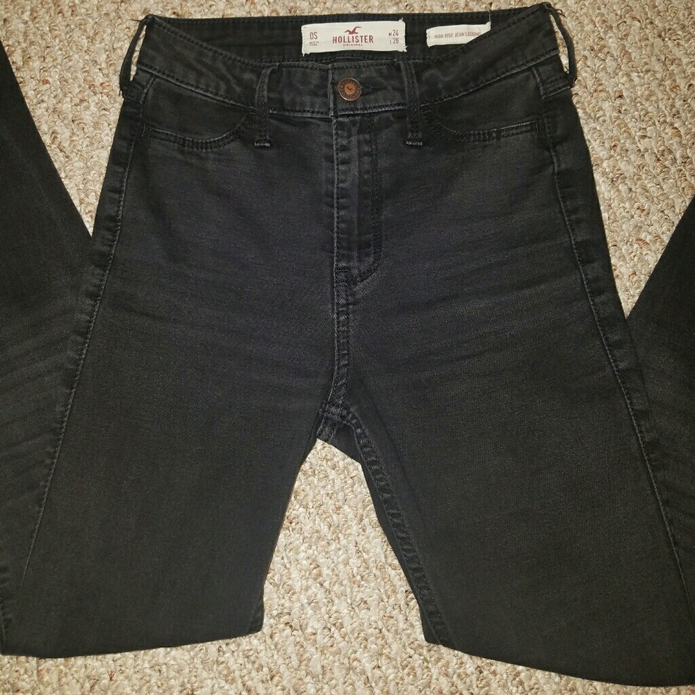 Black High Waisted Jeggings